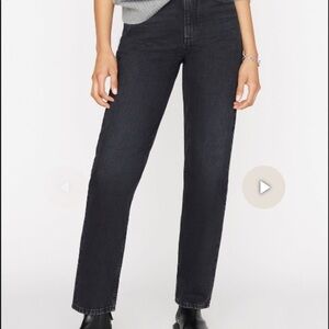 Frame Jeans “Le High n Tight Straight” Black